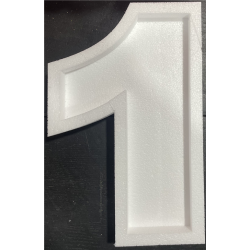 Chiffre creux 1 - Hauteur...