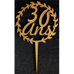 TOPPER - Couronne 30 ans...