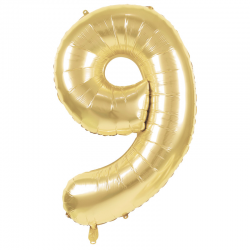 BALLON MYLARD - Chiffre 9...