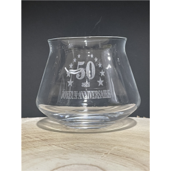 VERRE DÉGUSTATION - 50 ans...