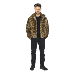 ANNEES 80 - Veste léopard TM