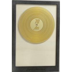 CADRE - Disque d'or 70 Ans...