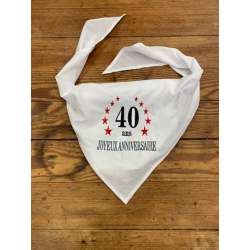 BANDANA/FOULARD - 40 Ans...