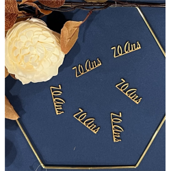 CONFETTIS DE TABLE - 70 ans...