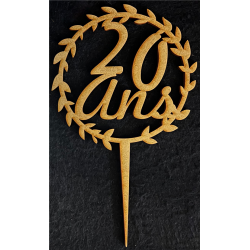 TOPPER - Couronne 20 ans...