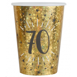 GOBELET/VERRE - 70 ans...