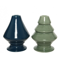 BOUGEOIR - Vert sauge/bleu...