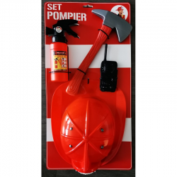 SET POMPIER - Casque,...