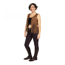 HIPPIE - Gilet en daim TU