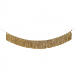 GUIRLANDE - Franges doré/or...