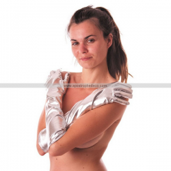 GANTS - Argent (en tissu 45cm)