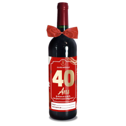BOUTEILLE DE VIN - 40 ans...