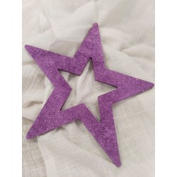 ETOILE - Prune (en bois 23cm)