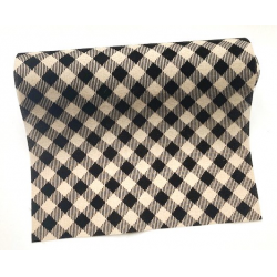 CHEMIN DE TABLE - Damier/à...