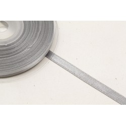 RUBAN - Gris (satin simple...