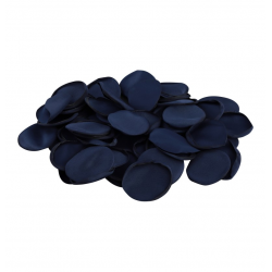 PETALE DE ROSE - Satin bleu...