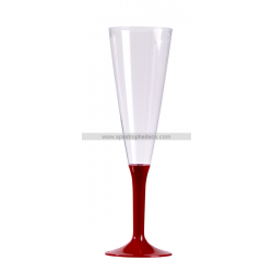 FLUTE - Pied bordeaux x 10...