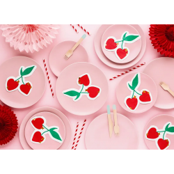 SERVIETTE - Cerise x 20...