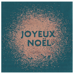 SERVIETTE - Bleu canard...