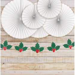 GUIRLANDE - Houx de Noël...