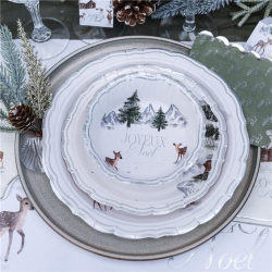 ASSIETTE - Joyeux Noël x 8...