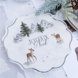SERVIETTE - Joyeux Noël x...