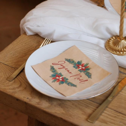 SERVIETTE - Joyeux Noël...