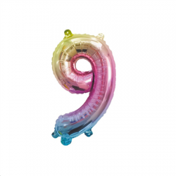 BALLON MYLARD - Chiffre 9...