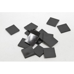 MIROIR CARRE - Noir x 20 (1cm)