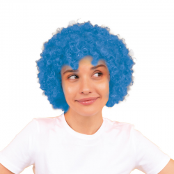 PERRUQUE - Pop/clown bleue