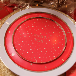 ASSIETTE - Joyeux Noël x 8...