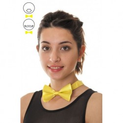 NOEUD PAPILLON - Jaune fluo...
