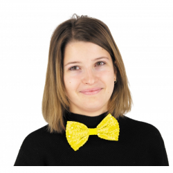 NOEUD PAPILLON - Jaune fluo...