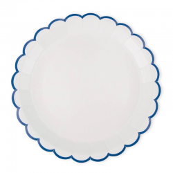 ASSIETTE - Festonnée fleur...