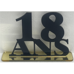 CENTRE DE TABLE - 18 ans...