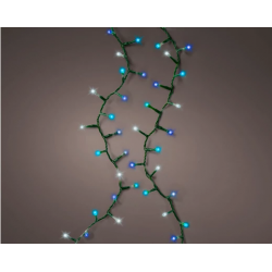GUIRLANDE LUMINEUSE - Bleu,...