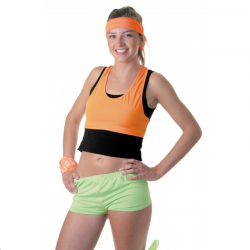 SHORT - Vert fluo TU (en...