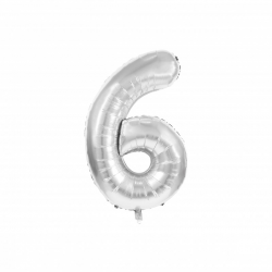 BALLON MYLARD - Chiffre 6...