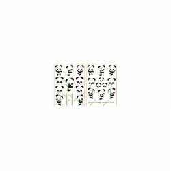 STICKERS - Baby panda x 25...