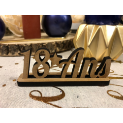 CENTRE  DE TABLE - 18 ans x...