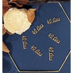 CONFETTIS DE TABLE - 40 ans...