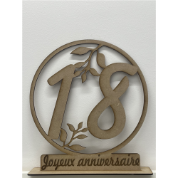 CENTRE DE TABLE - 18 ans...