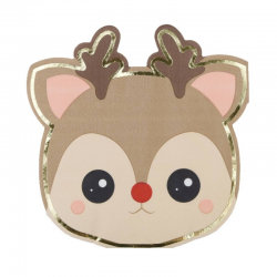 SERVIETTE - Renne x 16