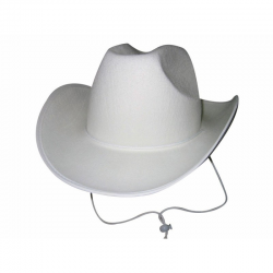 CHAPEAU - Cow boy blanc (en...