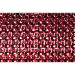 RUBAN - Strass rouge (6cm x...