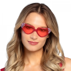 LUNETTE - Coeur rouge (en...