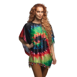 HIPPIE/COLOR POWER - Poncho TU