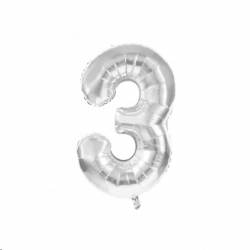 BALLON MYLARD - Chiffre 3...