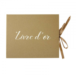 LIVRE D'OR - Kraft et or (...