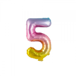 BALLON MYLARD - Chiffre 5...